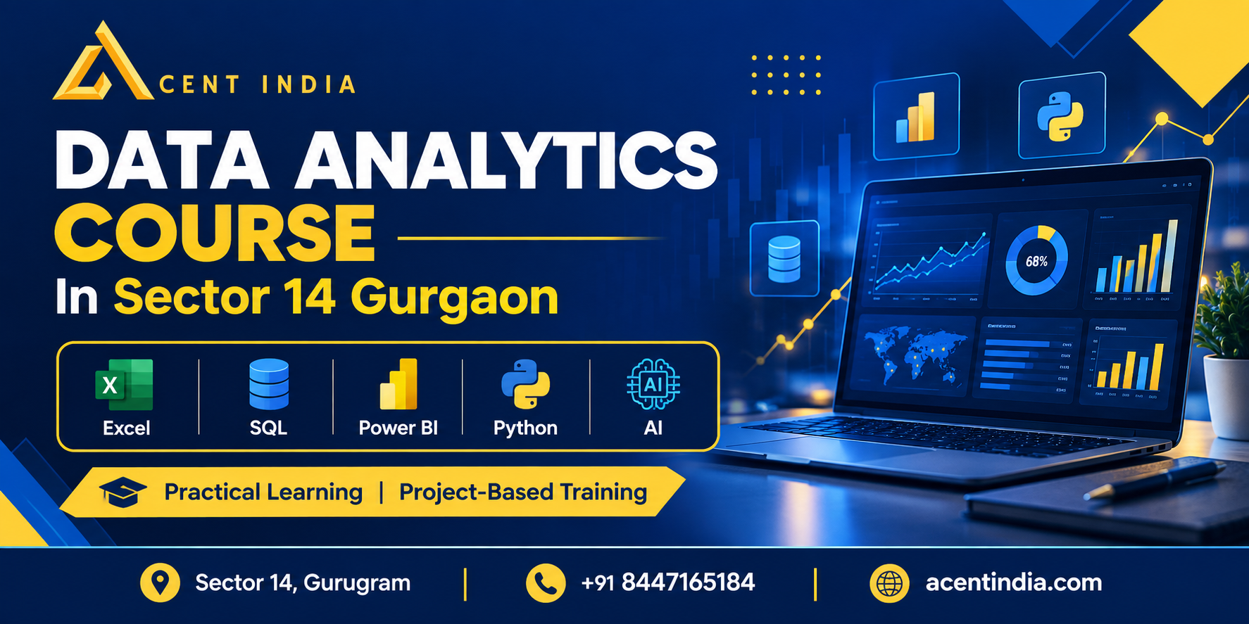 Data Analytics Course in Sector 14 Gurgaon at Acent India
