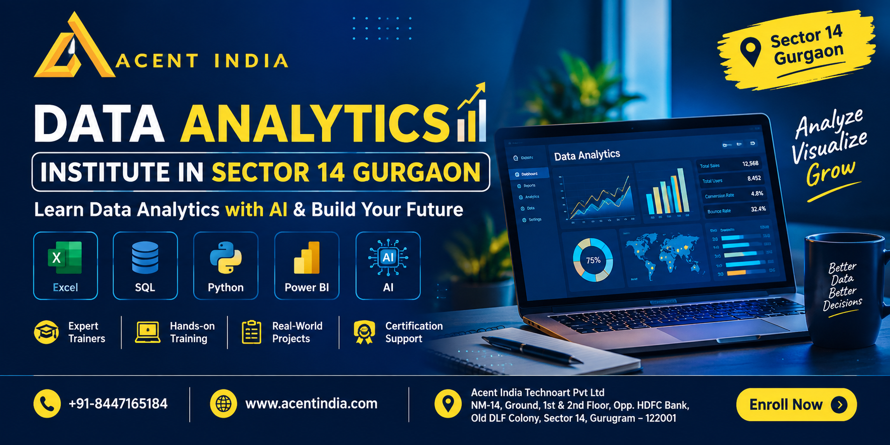 Data Analytics Institute in Sector 14 Gurgaon
