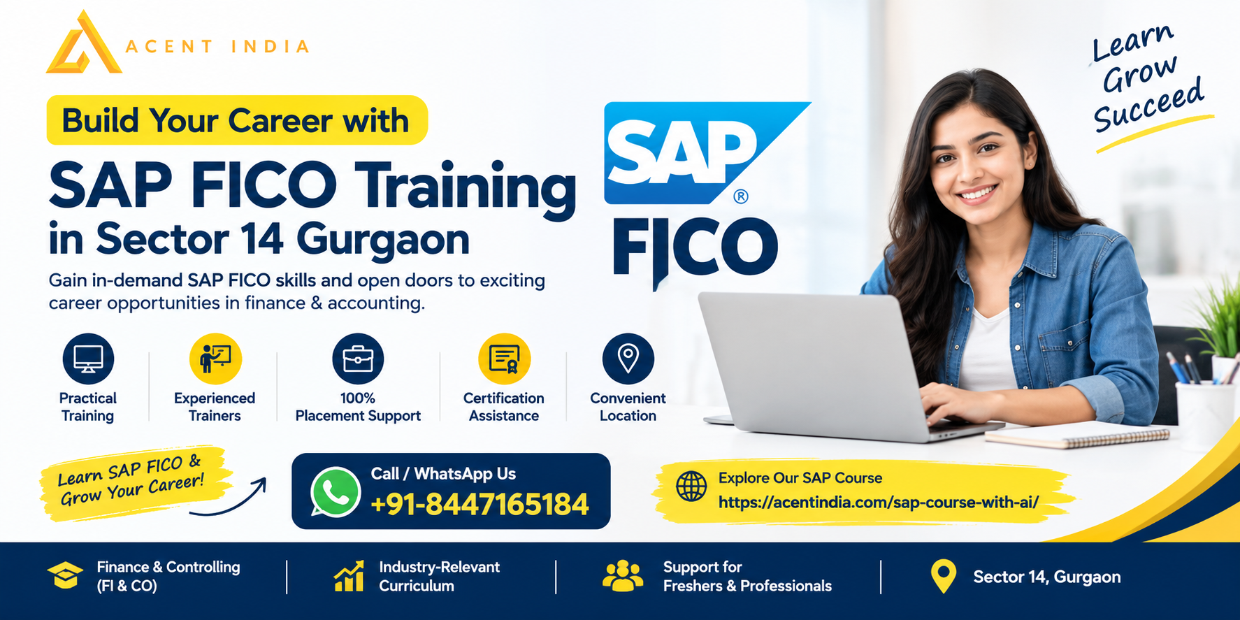 SAP FICO Training in Sector 14 Gurgaon – Acent India