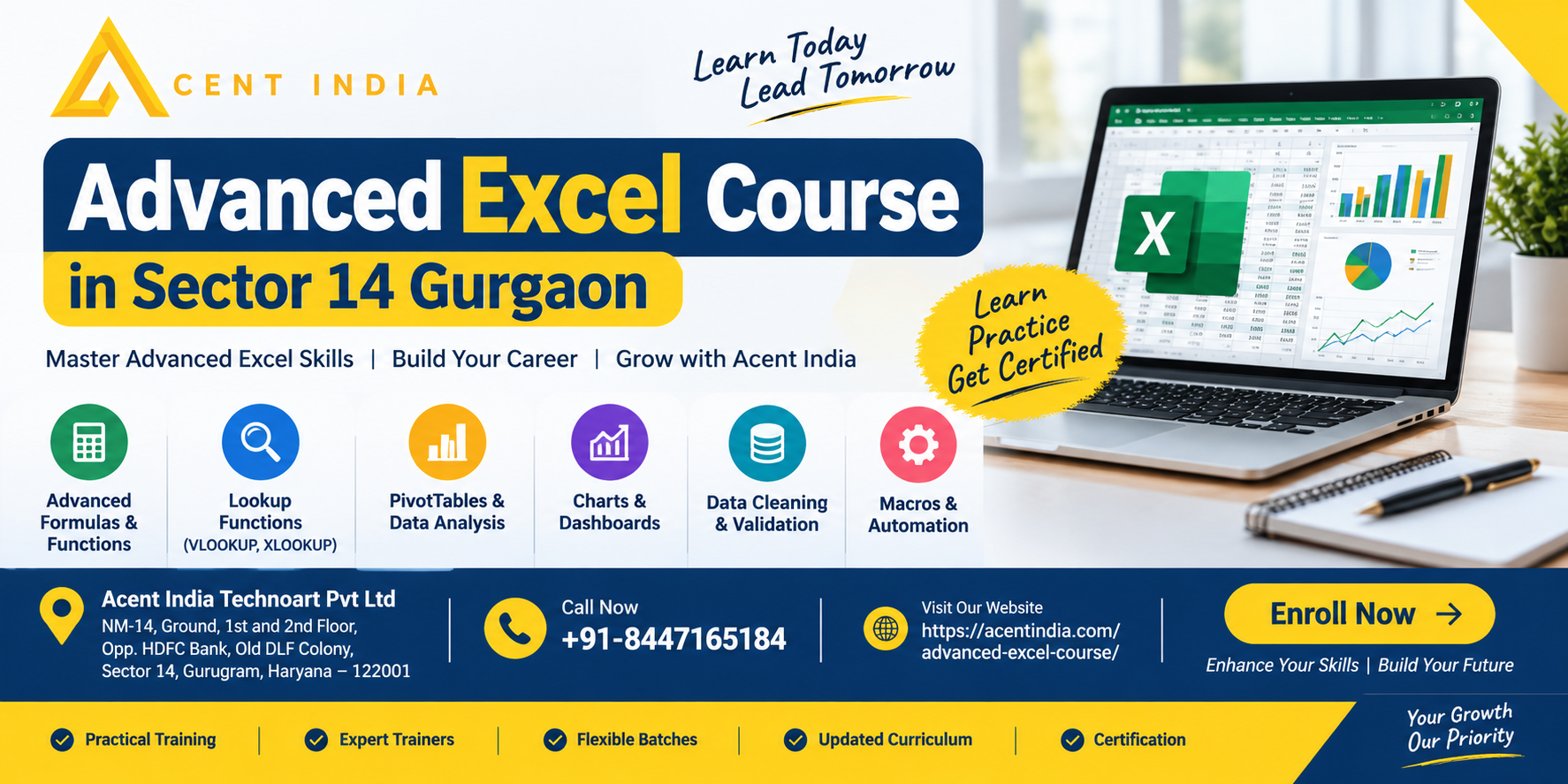 Advanced Excel Course in Sector 14 Gurgaon