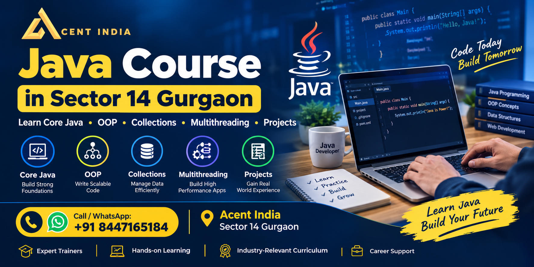 Java Course in Sector 14 Gurgaon – Acent India